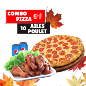 Combo Pizza + Ailes #1
